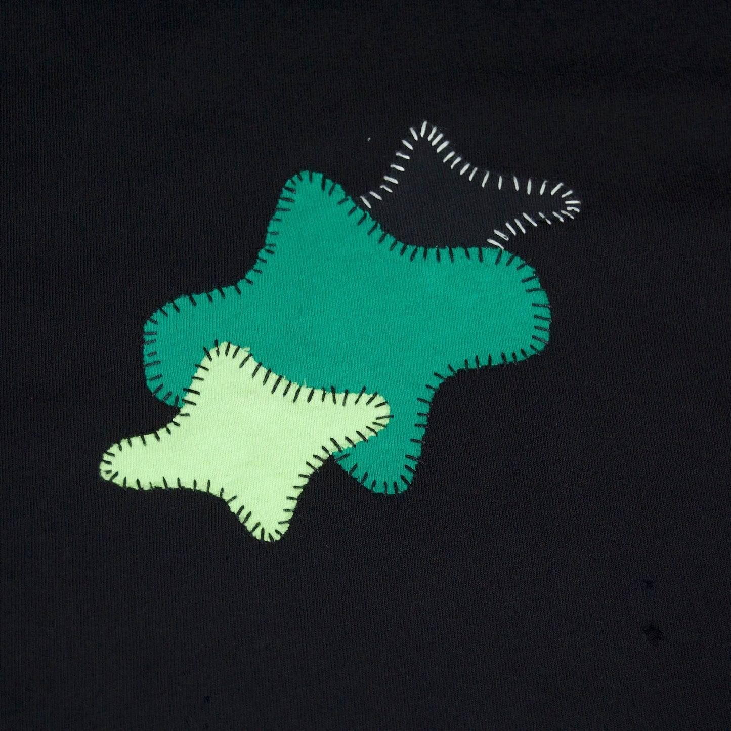 Distressed Appliqué Logo Tee