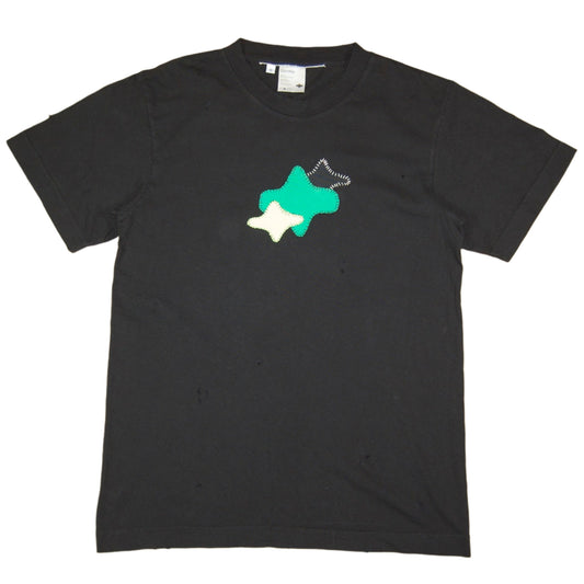 Distressed Appliqué Logo Tee